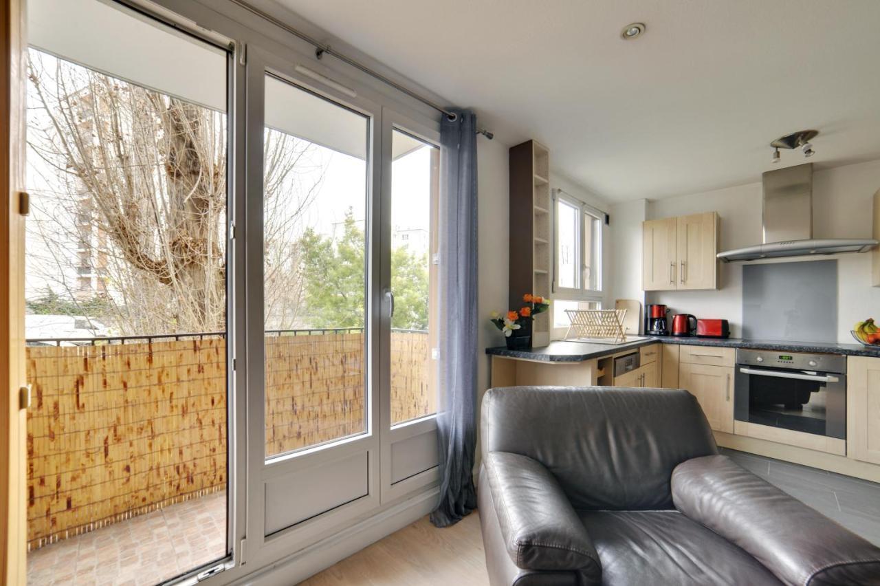Chic Apart With Parking Apartment Saint-Denis  Luaran gambar